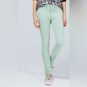 NWT Rag & Bone for Intermix Women’s Ice Mint Green Mid-Rise Stretch Jean